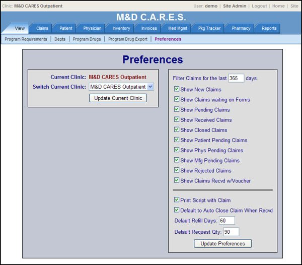 clinics and facilities